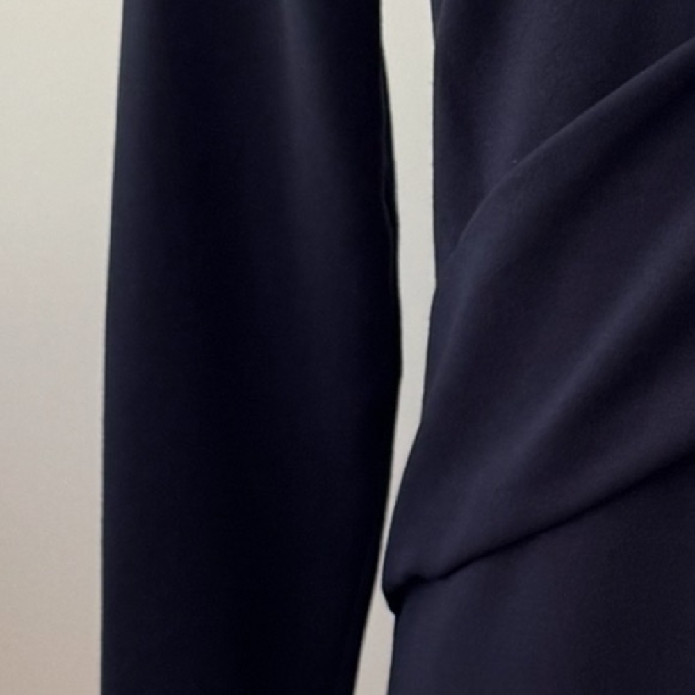 Emporio Armani Luxury Navy Milano Stitch Sheath Dress LIKE NEW - Picture 6 of 7